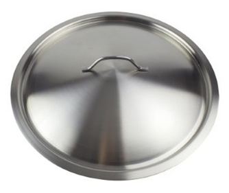 Fedő, rozsdamentes, 24 cm (gastro), AZHOME