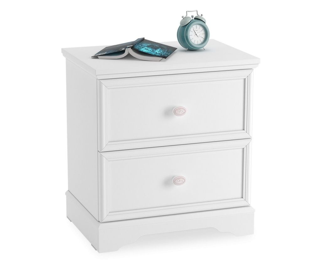 Noptiera pentru camera fetelor Colectia Rustic White