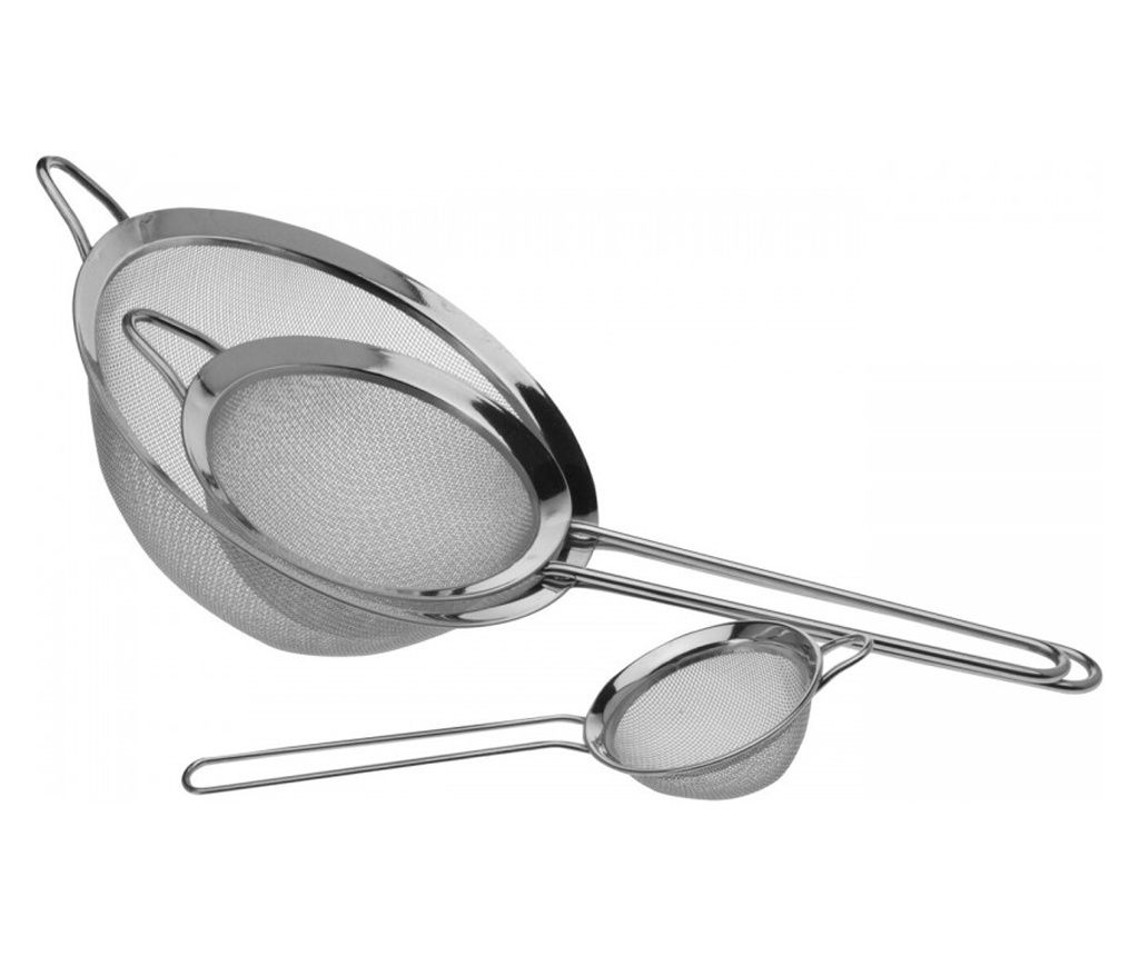 Set 3 strecuratori Excellent, inox, 8/14/20 cm