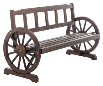 Kerti pad, barna fa, Saba 142x56x76 cm