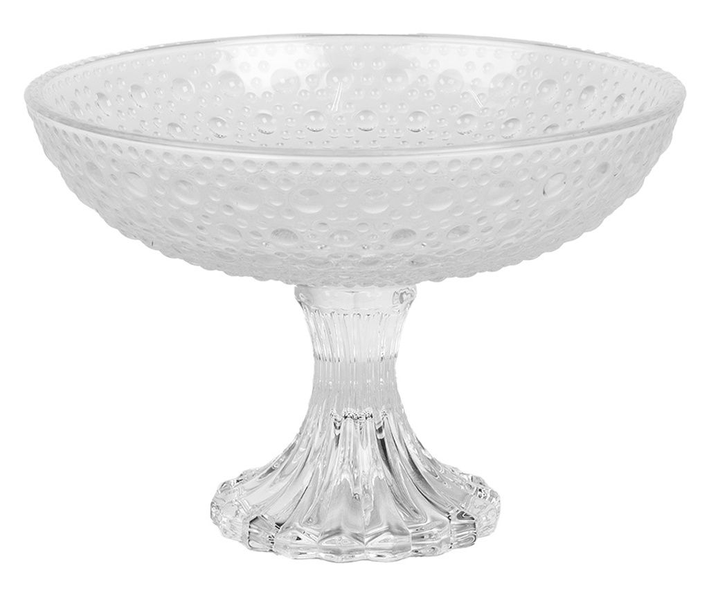 Átlátszó üvegtál Ø 20x14 cm