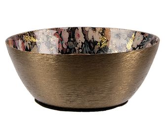 Suport lumanare metal multicolor Ø 11x5 cm