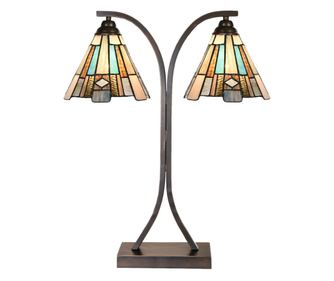 Večbarvna Tiffany svetilka 48x19x57 cm E27