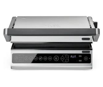 Gratar electric, Solis, Contact Grill Pro, 2000 W, argintiu