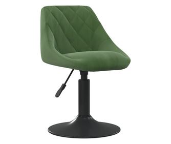 Kuhinjski stol, temno zelen, žamet