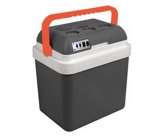 Hűtőláda Oliver Voltz OV51448A24, 24 literes, DC 12V/220-240V, Fűtés 50C, Hűtés 13-18C, Szürke/narancssárga