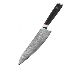 Nóż szefa kuchni Yamada, stal damasceńska, HRC 60, 20 cm
