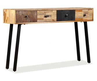 Konferenčný stolík z recyklovaného teakového dreva 120x30x76 cm