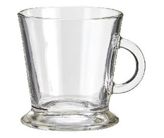 6 darabos Excellent Houseware pohárkészlet, üveg, 9x7 cm, 170 ml, átlátszó