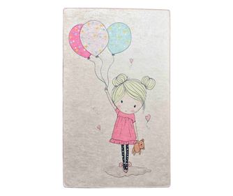 Chilai Home 876CHL1201, 140x190 cm, Fire de catifea antibacteriana, Poliester, Roz