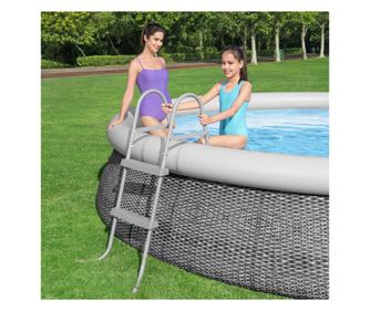 Najbolji način Stepenice za bazen s 2 stepenice Flowclear, 84 cm