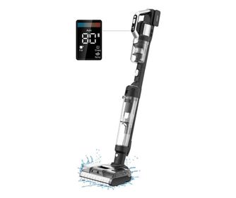 Jimmy PW11 Cordless Stick Vacuum Cleaner, 400W, 100 AW, 75 λεπτά αυτονομία, LED Οθόνη, Μαύρο