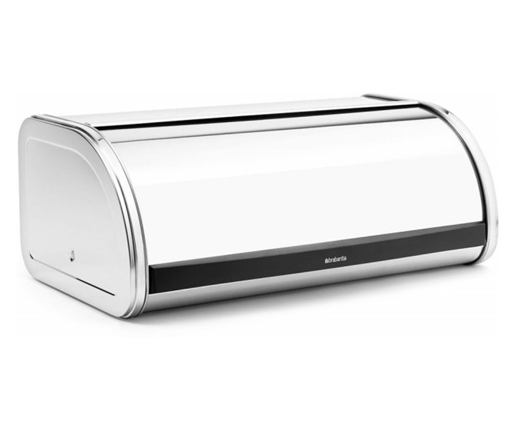 Brabantia Κουτί Ψωμιού Roll Top 646881, 16 L, 44.5x26 cm, Ελαφριά και Ανθεκτική Κατασκευή, Ανοξείδωτο Ατσάλι