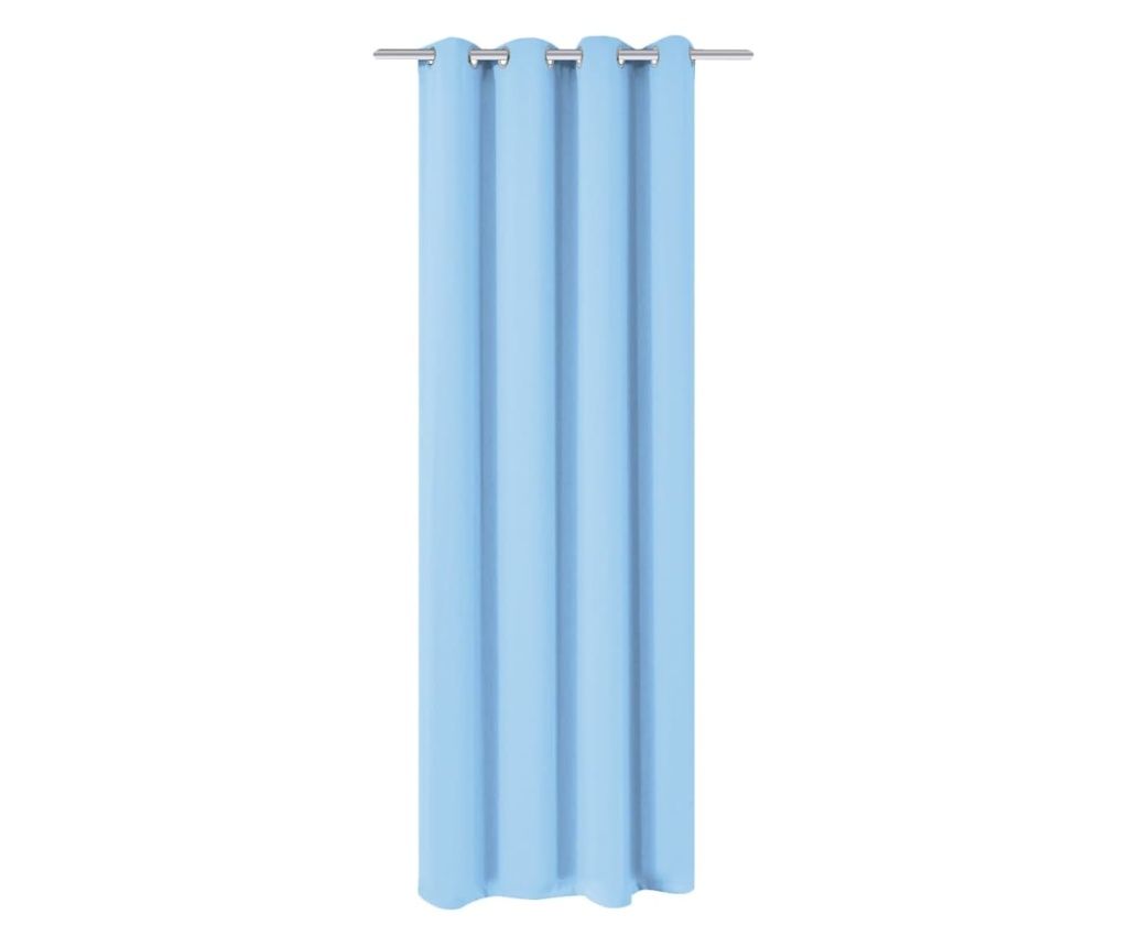 Zatemnitev, kovinski očesi, 270 x 245 cm, turkizna