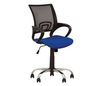 Uredska stolica NETIC GTP CHROME, Plava tkanina cagliari