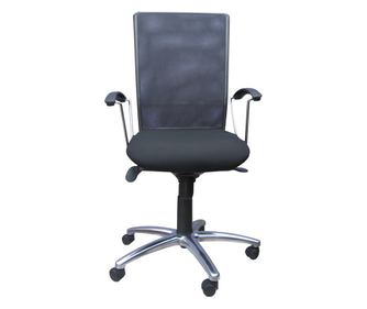 Stolica za ured FUTURE, crno-siva tkanina fiji