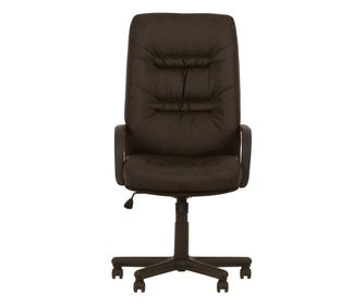 Direktorska stolica HELLER, tamnosmeđa eko koža