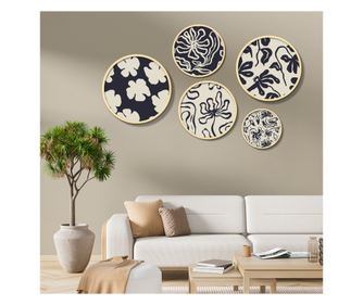 Διακοσμητικό Κάδρο MDF (5 τεμαχίων) LILY