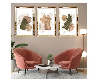 Dekorativní MDF-Plexisklový obraz (3 kusy) KAILANI