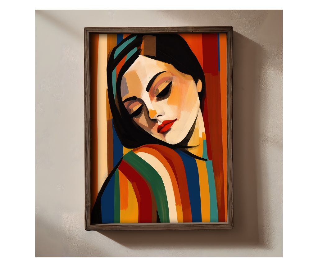 Dekoratív keretes MDF kép JORDAN