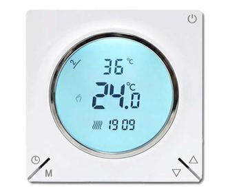 Techstar® TH-12 termosztát, digitális kijelző, 16 A, 3500 W, 220 V tápegység, fehér