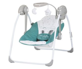 Chipolino Moonlight Elektrická houpačka, pastelově zelená