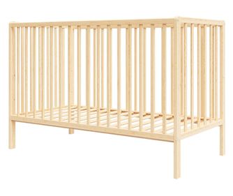 Παιδικό κρεβάτι από ξύλο Hubners Dominic 120x60 cm φυσικό