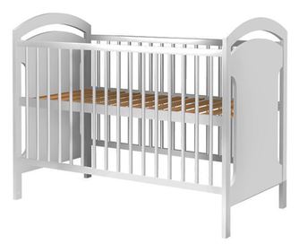 Κρεβάτι παιδικό από ξύλο Hubners Anita 120x60 cm λευκό