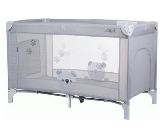 Πτυσσόμενο κρεβάτι Chipolino Capri Koala γκρι