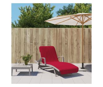 Plažni brisači, 2 kosa, bordo, 75x200 cm, 400 GSM tekstil