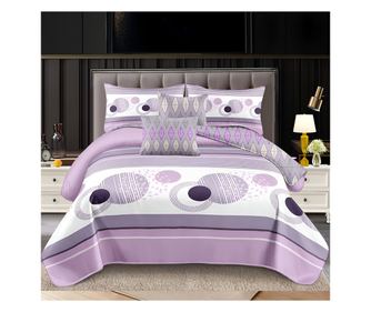 Двулицево спално бельо EmonaMall, 6 части - Модел S16792