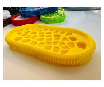 Savoniera, 3D, model Wave, Galben