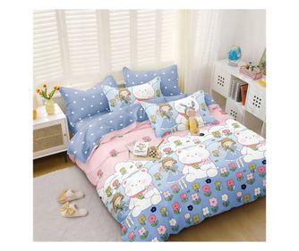 Двулицево спално бельо EmonaMall, 4 части - Модел S17623