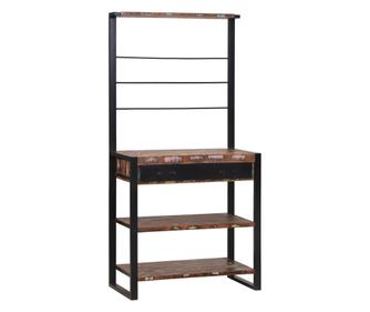 vidaXL Raft de bucătărie Colorat 80x40x160 cm Lemn reciclabil