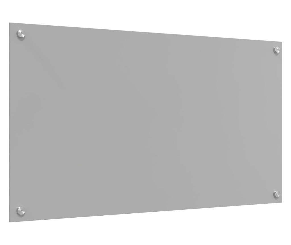 vidaXL Banchetă pentru Bucătărie Gri Deschis 90x50x0.6 cm Sticlă Securizată