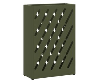 vidaXL Suport de Umbrele Oliv Metal Standard Suport de Umbrele