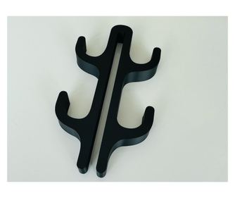 Carlig pentru Cabine de Dus – Suport Umeras, Accesorii Baie, 3D din PLA, Negru, Model 4 Agatatori