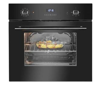 Beépíthető elektromos sütő, Bomann, 56 liter, fekete