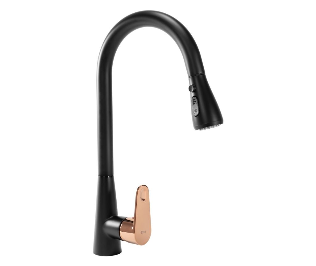 Kuhinjski Mešalnik Rea Mild Črna Rožnato zlato - 25X29X43CM