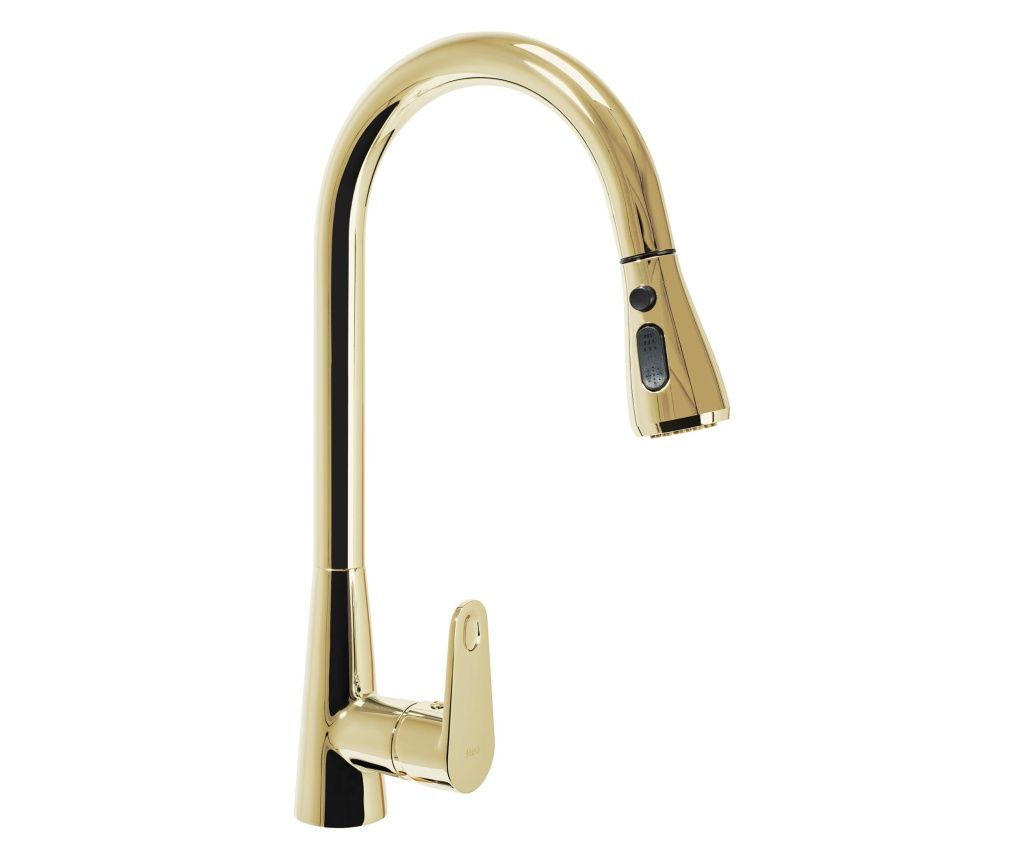 Konyhai csaptelep Rea Mild Arany - 25X29X43CM