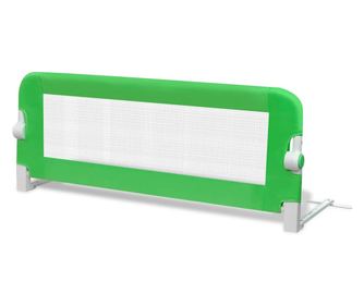 vidaXL Balustradă de siguranță pentru pat de copil, verde, 102x42 cm