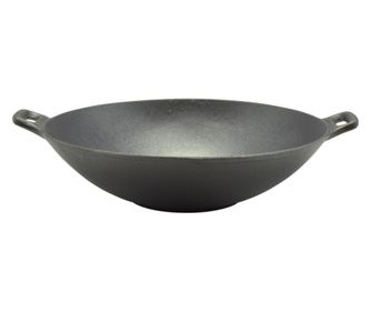 Kis wok 31*8 cm, öntöttvas, Perfect Home 12137