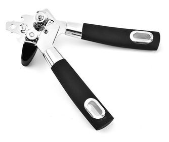 Desfacator de conserve multifunctional eMazing, Otel inoxidabil, Maner antialunecare, ergonomic, rezistent la rugina, usor de ut