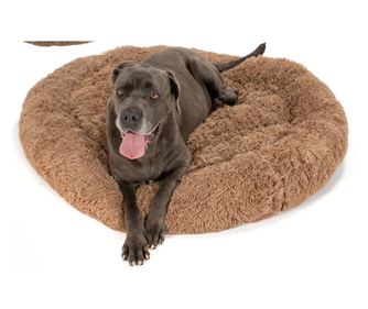 Pelíšek Pro Domácí Mazlíčky Tutumi Donut Pj-011 100Cm Hnědá - 100X100X18CM