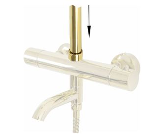 Podaljšek Za Kopel‑Tuš Komplet Rea 60Cm Zlata - 2,2X2,2X61,5CM