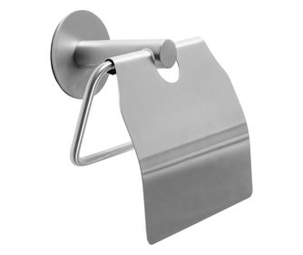 Držalo Za Toaletni Papir Rea 322219 Duo Inox Nikel s čopičem - 13X7,5X13CM