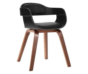 Kuhinjski stol, ukrivljen les in ekološka usnja