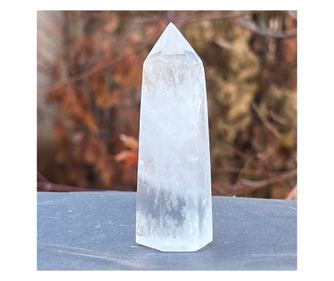 Generator/ varf cuart de stanca cristal incolor ICY 43
