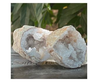 Geoda cuart incolor cristal de stanca model 5