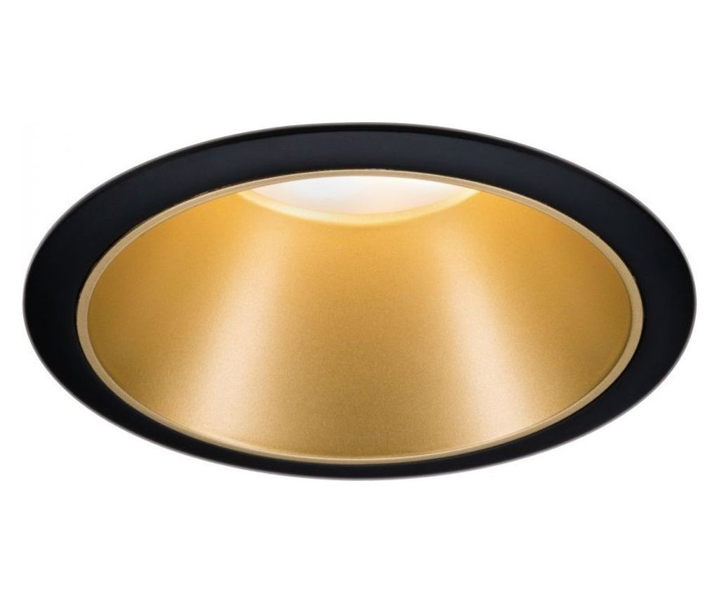 Paulmann Cole Recessed Light Fitting GU10 max. 10W Black / Matte Gold